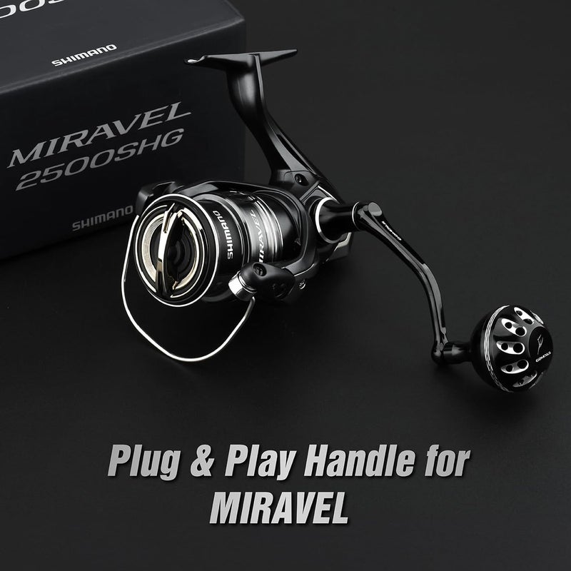 GOMEXUS Power Handle for Shimano Stradic FL FM Stella Vanford Vanquish Nasci Twinpower 1000-5000 Spinning Reel Handle - Image 4